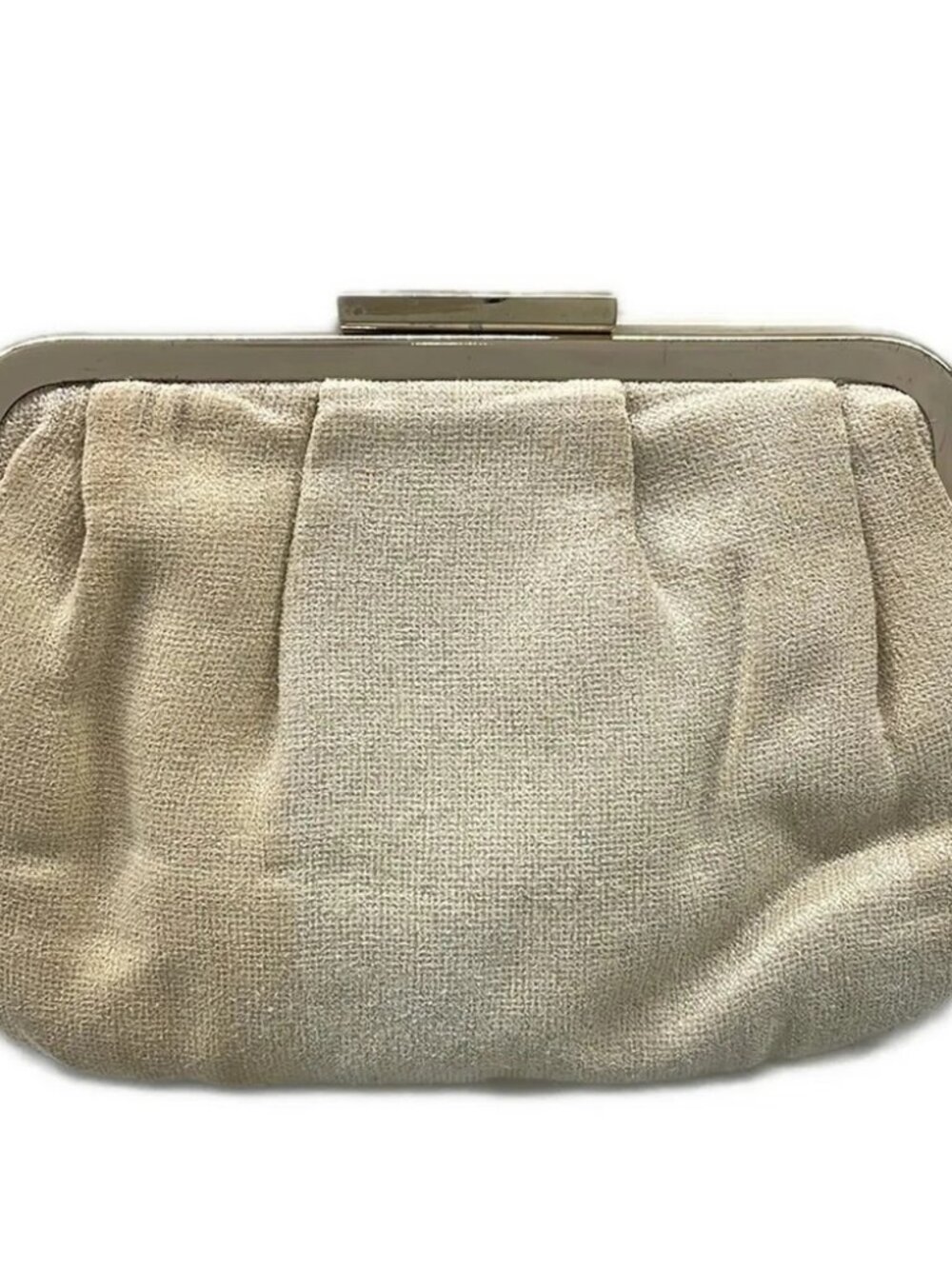 BVLGARI PARFUMS Beige Cotton Hardware Coin Case